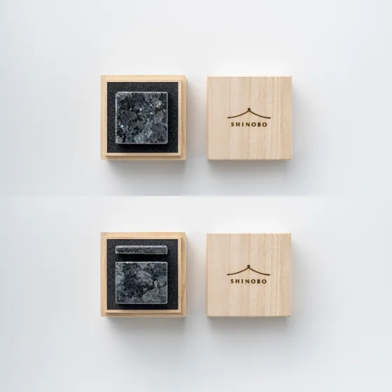 SHINOBO cube 特製桐箱